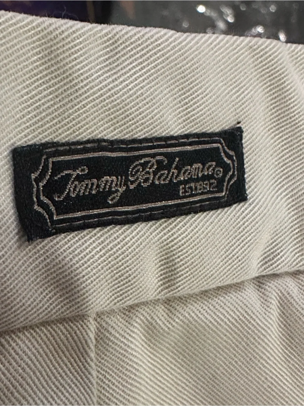 Tommy Bahama Relax Fit Pants Men’s 36x34 Ivory Cream Tencel Blend Casual